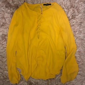 Yellow Cross Top